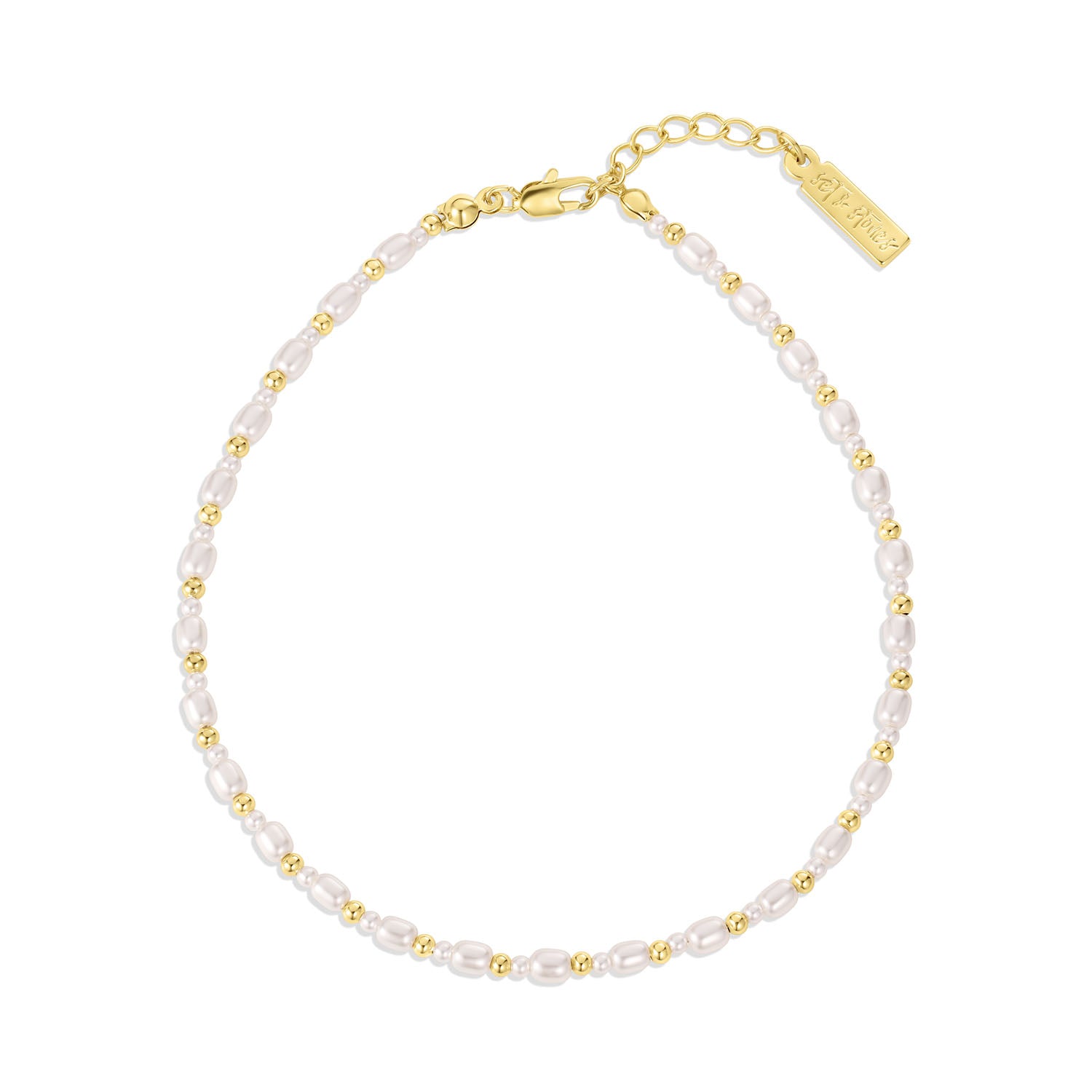 Shelly Anklet – Set & Stones