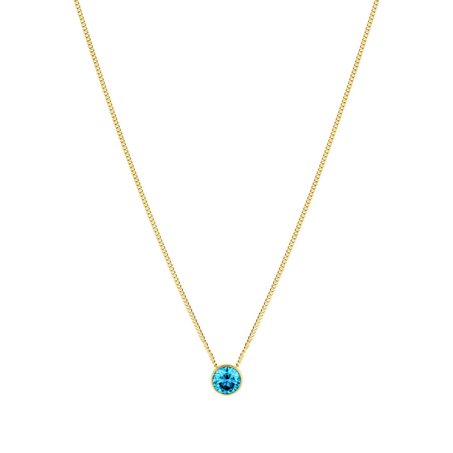 Birthstone Pendant Necklace