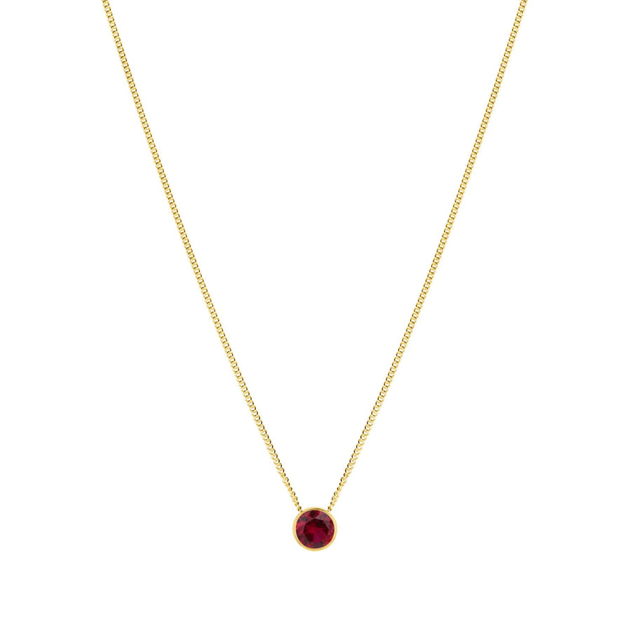 Birthstone Pendant Necklace