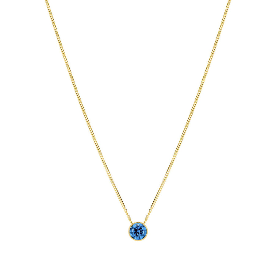 Birthstone Pendant Necklace