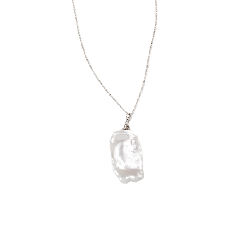 Biwa Pearl Necklace