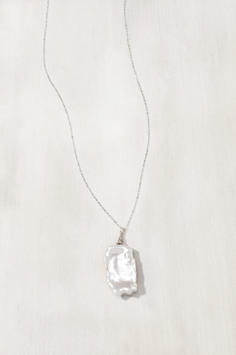 Biwa Pearl Necklace