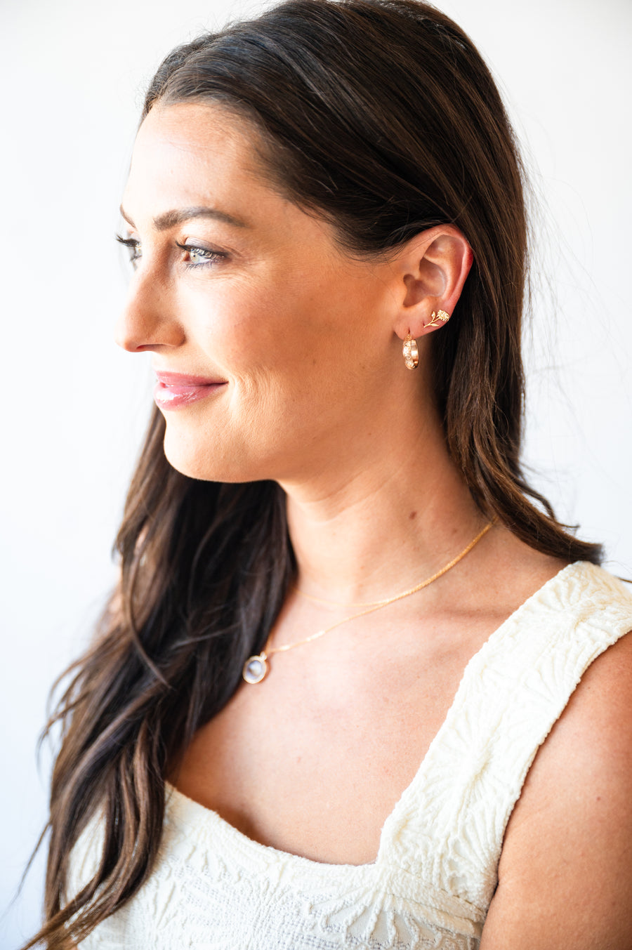 Becca Kufrin x Set & Stones - Boop Hoops