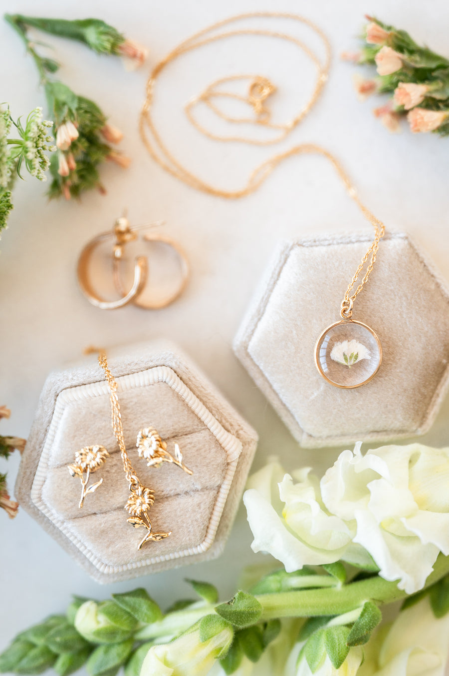 Pressed Flower Necklace