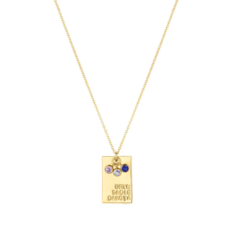 Goldie Birthstone Necklace