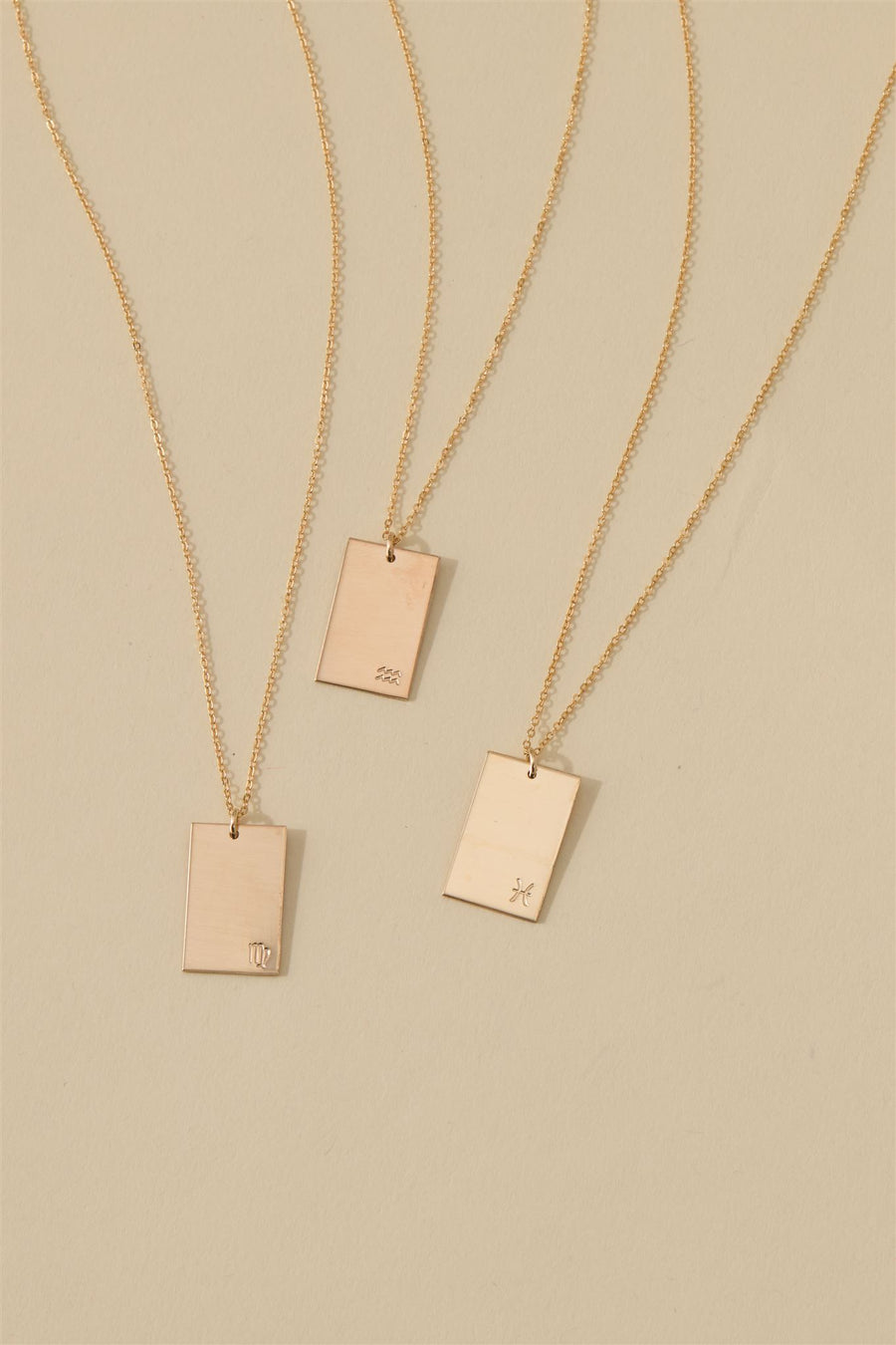 Goldie Horoscope Necklace