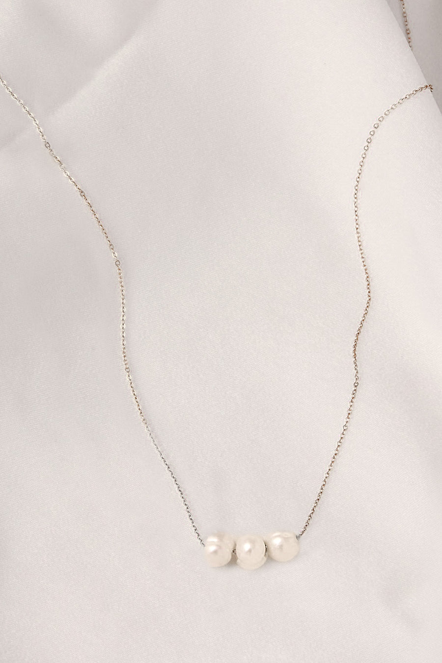 Pearl Cluster Necklace