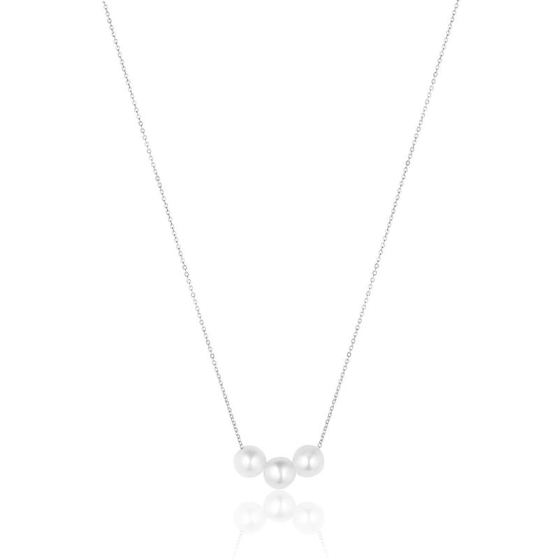 Pearl Cluster Necklace