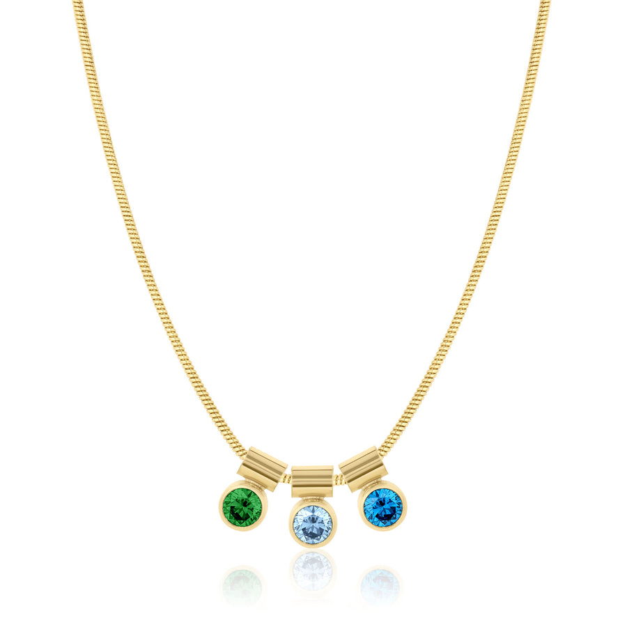 Ellie Multi Birthstone Necklace