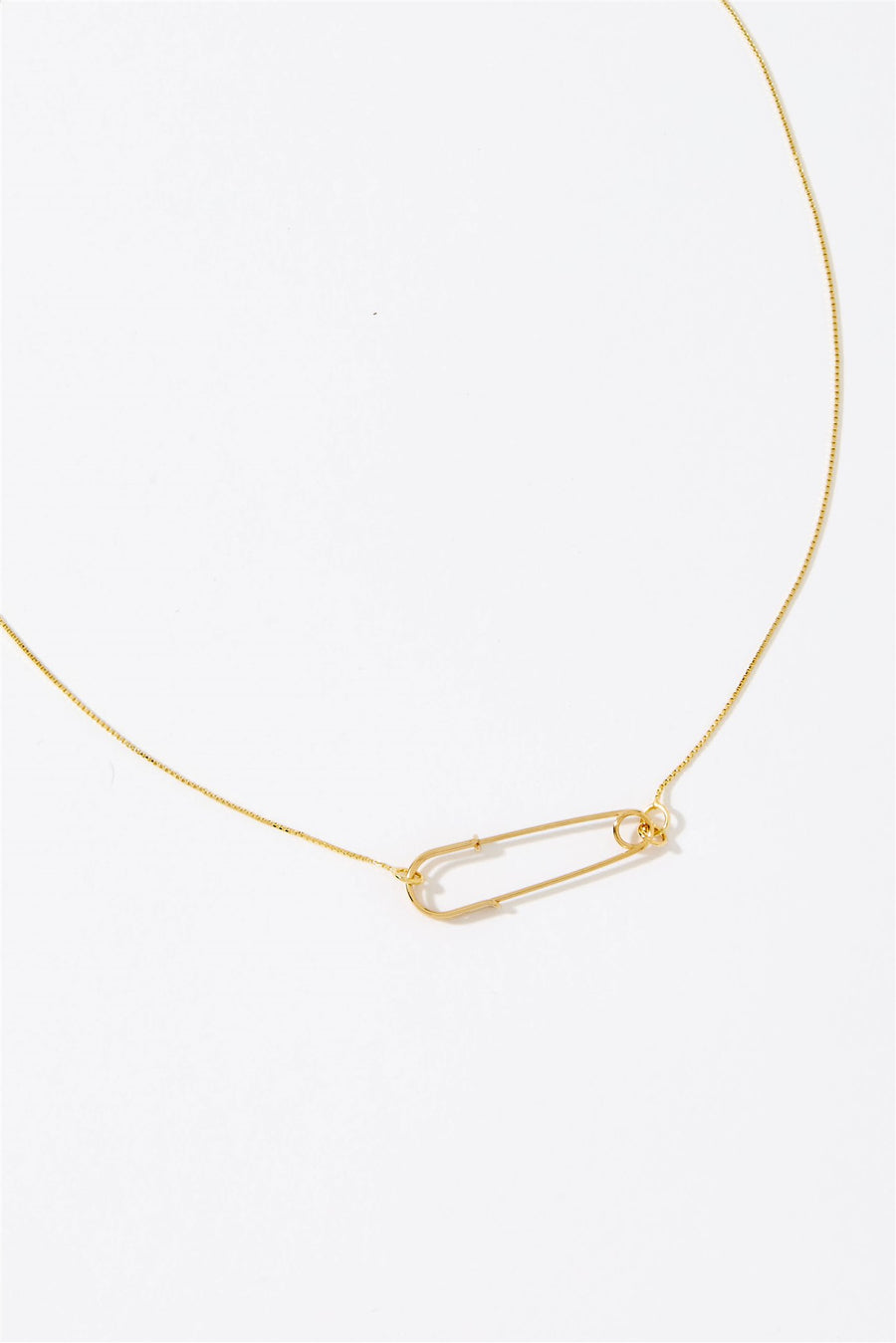 Safety Pin Necklace