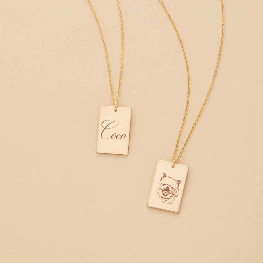 Pet Portrait Necklace