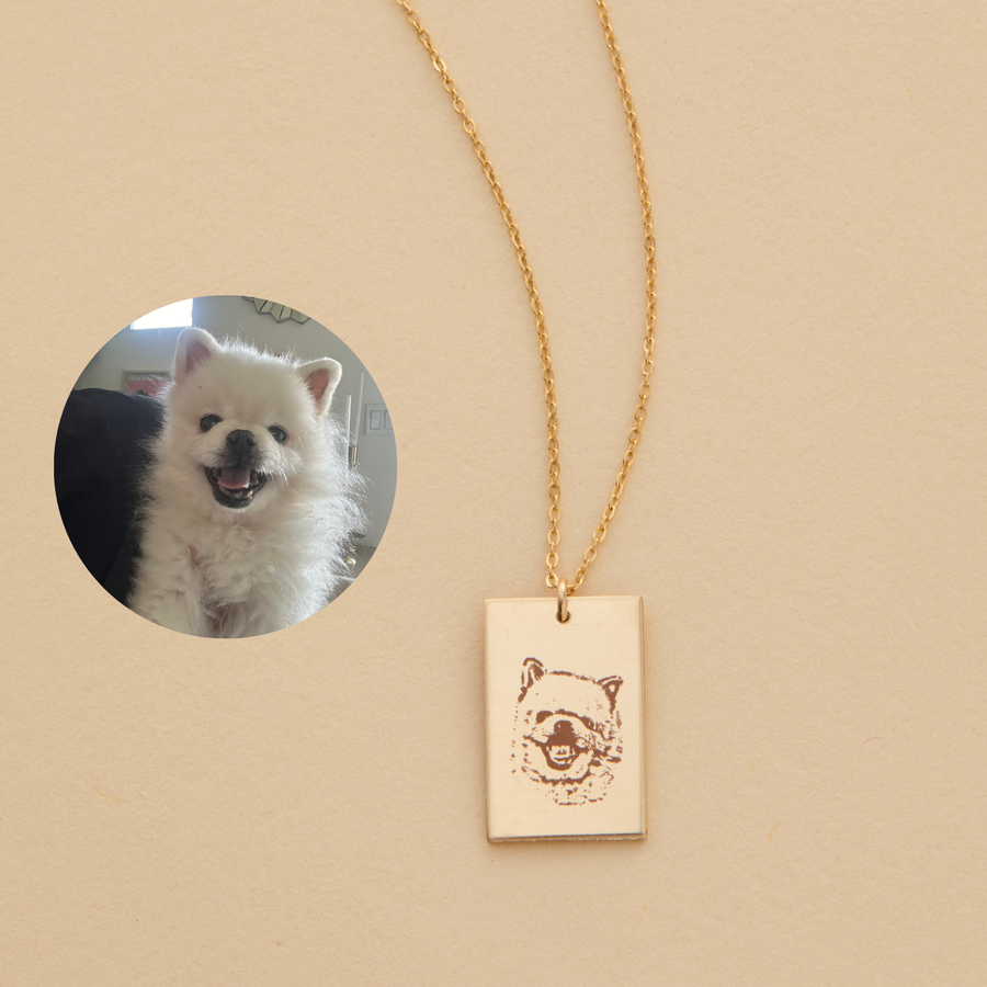 Pet Portrait Necklace