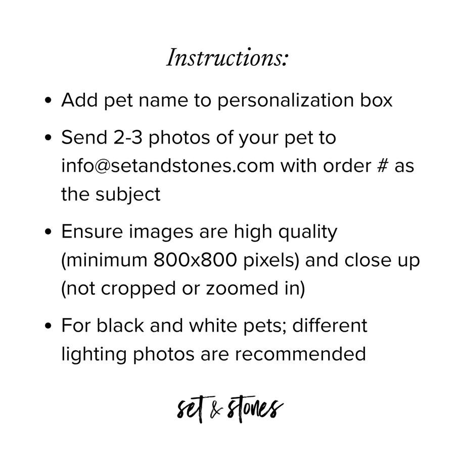 Pet Portrait Necklace