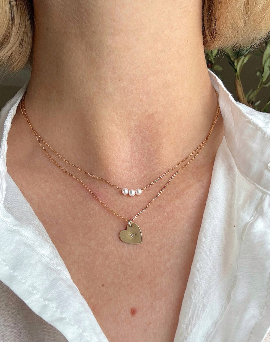 The First Layer - Sophia Initial Necklace