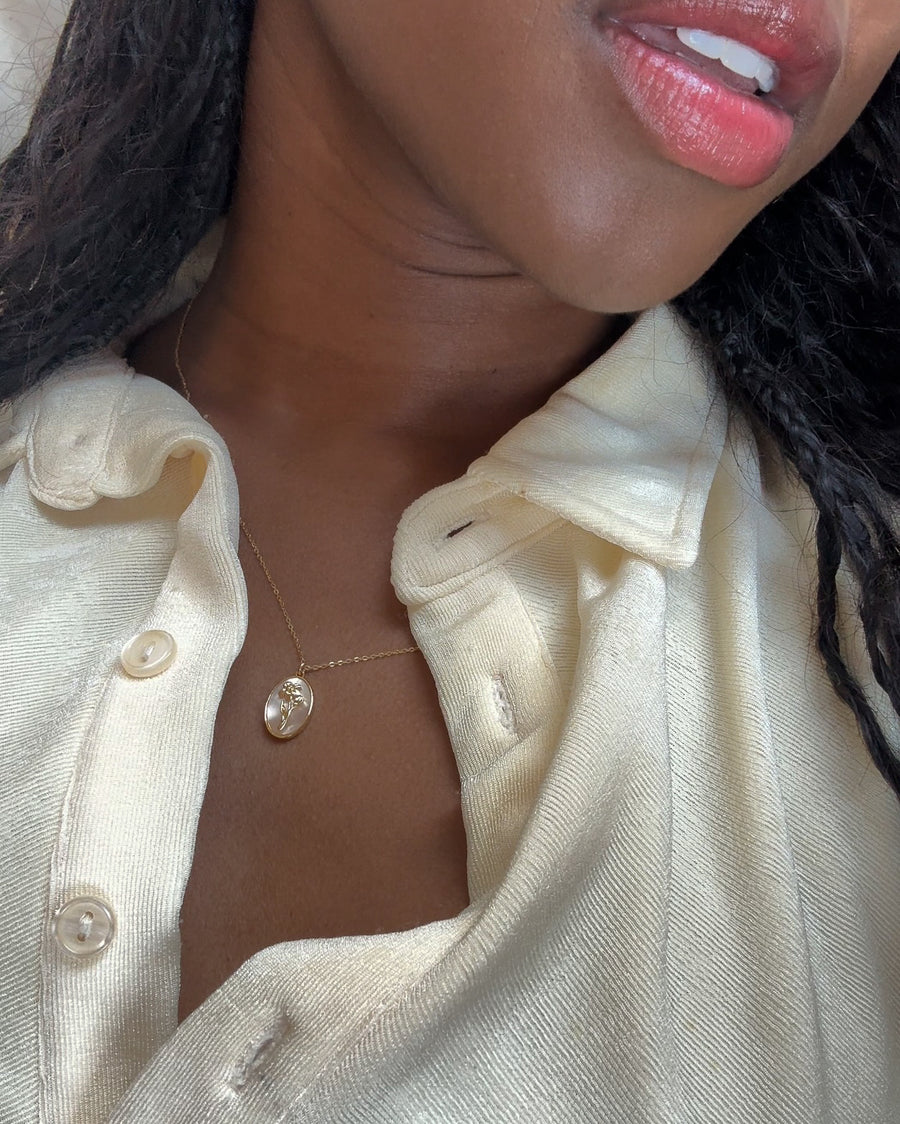 Katrina Birth Flower Necklace