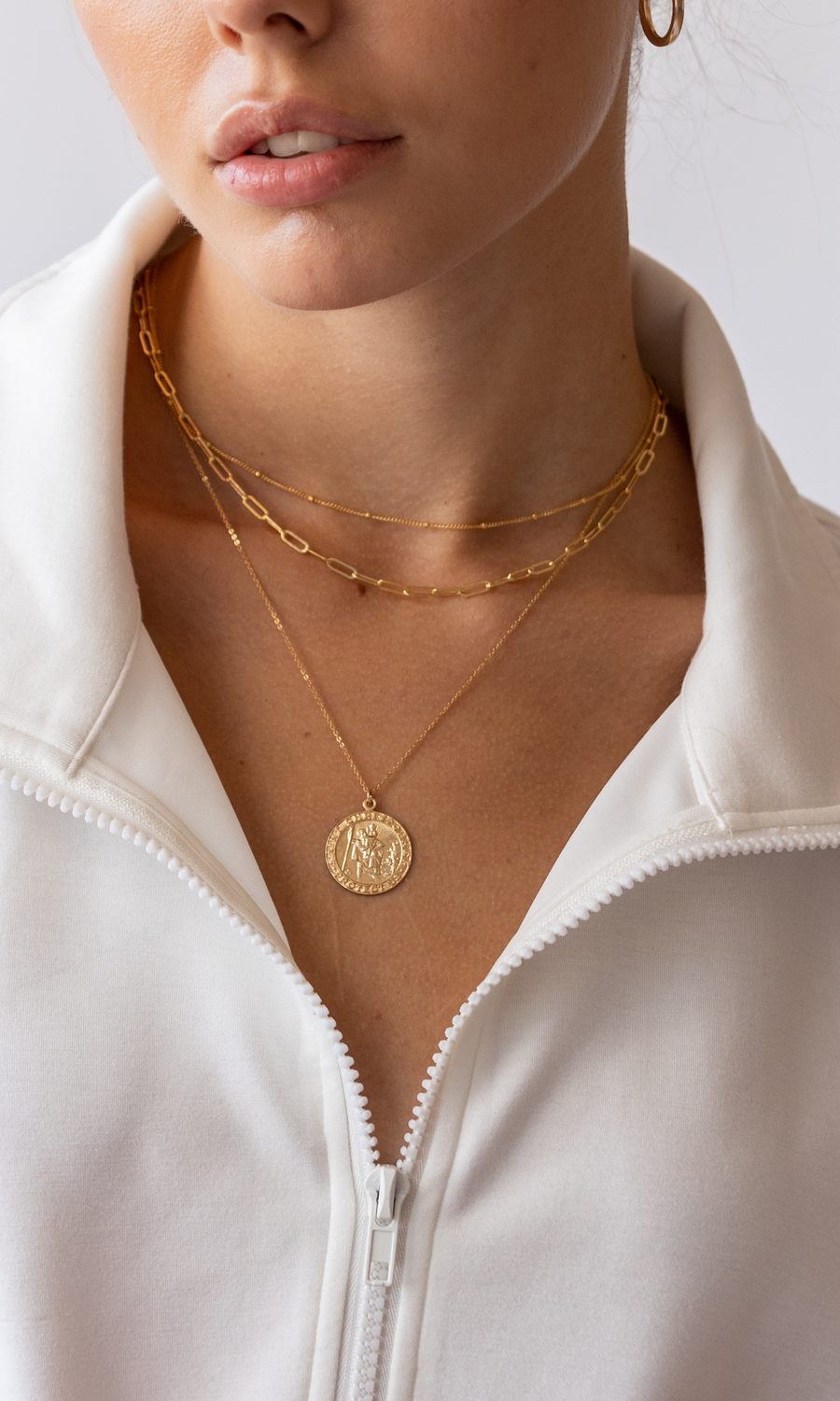 Saint christopher choker on sale